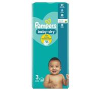 PAMPERS Baby Dry Taille 3 (Midi) 4 a 9 kg couches
