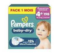 Pampers Baby-Dry Taille 4+ Maandbox 198 unités