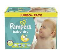 Pampers Baby Dry taille 4+ Maxi Plus de 9-20 kg Jumbo+Pack 76 Couches