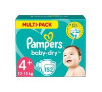 PAMPERS BABY-DRY TAILLE 4 PLUS 152 COUCHES (10-15 KG)