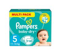 PAMPERS BABY-DRY TAILLE 5 118 COUCHES (11-16 KG)