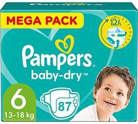 Pampers BABY-DRY TAILLE 6 87 COUCHES (13-18 KG)