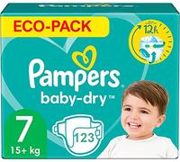 PAMPERS BABY-DRY TAILLE 7 123 COUCHES
