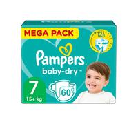 PAMPERS BABY-DRY TAILLE 7 60 COUCHES