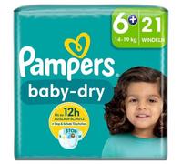 Pampers Couche baby-dry, taille 6 Extra Large, Single Pack