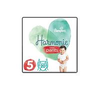 Pampers Couches bébés Taille 5 (12-17 kg) - 20 couches jetables en coton pour protection urinaire, unisex, Medium, 2E+1 unité