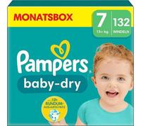 Pampers® couches-culottes baby-dry™ boîte mensuelle taille 7 (15+ kg) pour enfants et adolescents (4-12 ans), 132 pcs.