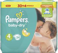 Pampers couches-culottes baby dry taille 4 Maxi 8-16 kg Sparpack 34 pièces