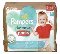 Pampers Harmonie Pants T5 (12-17 Kg) Avec Emballage Papier Recyclable