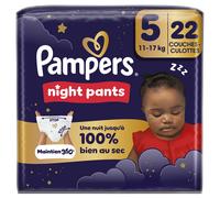 Pampers Couches-culottes de nuit Baby-Dry Taille 5 22 couches