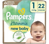 Pampers Harmonie New Baby Couches Taille 1 22uts