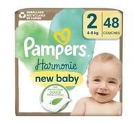 Pampers Couches Harmonie T2 (4-8 Kg) Avec Emballage Papier Recyclable