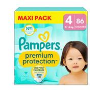 Pampers Premium Protection Couches T4 9-14kg maxipack 86uts