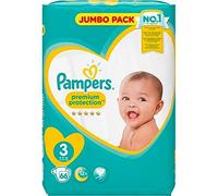 Pampers Couches New Baby Value Taille 3 (6-10Kg) x66 (lot de 2)