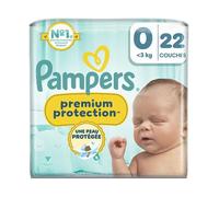 Pampers Couches Premium Protection T0 (&lt 3 Kg)