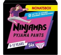 Pampers culottes de nuit Ninjamas pour filles (8-12 ans, 27-43kg), 54 culottes de pyjama