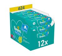 Pampers Fresh Clean Lingettes bébé, 12 paquets - 624 lingettes