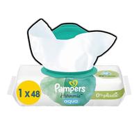 PAMPERS Harmonie Aqua - 48 Lingettes pour Bébé