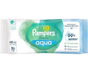 Pampers Harmonie Aqua Lingettes pour bébé sans plastique