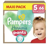 Pampers Harmonie Couches Taille 5, 66 Couches, 12kg-17kg, Protection Douce De La Peau Avec 100% D’Absorption Pampers