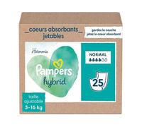 Pampers Harmonie Hybrid Coeur Absorbant Jetable 25 unités