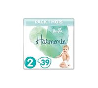 Pampers Harmonie Pack de 39 Couches Taille 2 4-8 kg