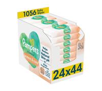 Pampers Harmonie Protect & Care Lingettes pour bébé - 24 paquets de 44