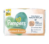 Pampers Harmonie Protect & Care Lingettes pour bébé - 3 x 44 pièces