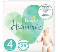 Pampers Harmonie Pure Nappies Size 4 28 Count - Pack of 28