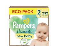 PAMPERS HARMONIE TAILLE 2 232 COUCHES (4-8 KG)