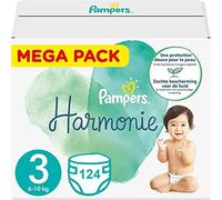 PAMPERS HARMONIE TAILLE 3 124 COUCHES (6-10 KG)