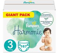 PAMPERS HARMONIE TAILLE 3 167 COUCHES (6-10 KG)