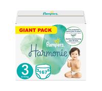 PAMPERS HARMONIE TAILLE 3 167 COUCHES (6-10 KG)