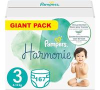 PAMPERS HARMONIE TAILLE 3 167 COUCHES (6-10 KG)