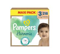 PAMPERS HARMONIE TAILLE 3 218 COUCHES MAXI PACK 6-10 KG