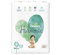 Pampers Harmonie Taille 3 74 Couches 6-10 kg - Pack de 2