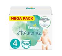 PAMPERS HARMONIE TAILLE 4 106 COUCHES (9-14 KG)