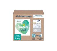 Pampers Hybrid Kit De 25 Coeurs Absorbants Et 3 Couches Lavables