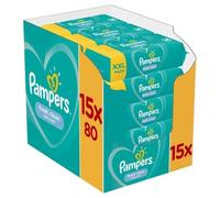 Pampers Lingettes Bébé Freshclean - Lot De 15 X 80 Lingettes - 1200 Lingettes Multicolore