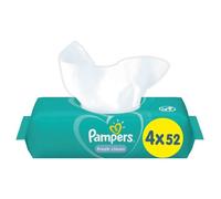 PAMPERS Lingettes bébé FRESHCLEAN - Lot de 4 x 52 lingettes - 208 lingettes