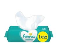 Pampers Lingettes Bebe Sensitive - 52 Lingettes