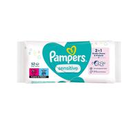 Pampers Lingettes bébé Sensitive 52 lingettes