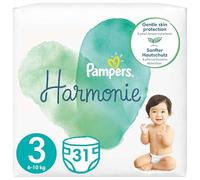 Pampers - Lot de 31 couches Harmonie (Pure), taille 3, 6-10 kg