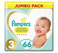 Pampers Lot de 66 couches pour bébé Taille 3