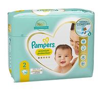 Pampers Newborn Mini Lot de 30 couches pour bébé Taille 2 (4 à 8 kg) Protection premium pour les peaux sensibles