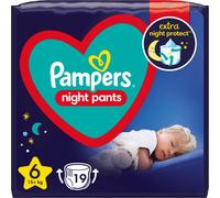 Pampers Night Pants Size 6 couches-culottes à usage unique pour la nuit 13+ kg 19 pcs