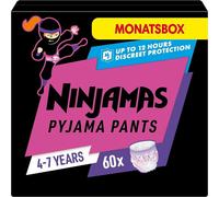 Pampers Ninjamas Couche-culotte pour pipi au lit taille 4 à 7 ans 17 30kg 60 (51,00)