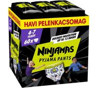 Pampers Ninjamas Pyjama Garçon Couches-culottes 4-7 ans (17-30 kg) 60 unités