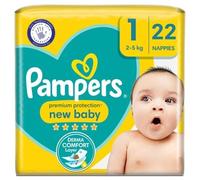 Pampers Nouveau bébé taille 1, lot de 22