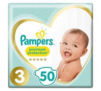 Pampers Pampers Couches New Baby Taille 3 Midi (4-7 Kg) Géant X50 Changes 50 Couches - Lot de 2